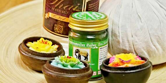 Thajská olejová masáž od rodilých Thajek v Thajské masáže Flora, skvelý tip na dárek/Praha 3 - Flora