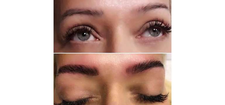 Laminácia obočia s podfarbením v Eleonor Esthetic
