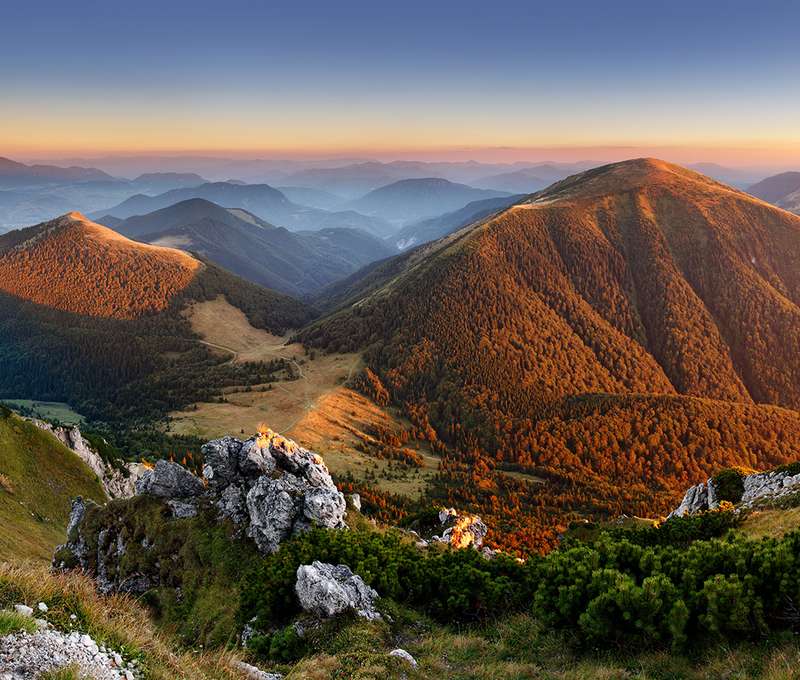 Počas pobytu sa môžete vydať na túru a užiť si aj takúto panorámu