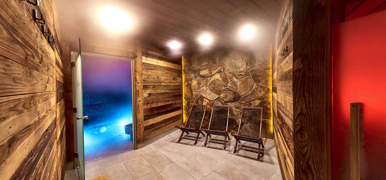 Sauna a soľná miestnosť vo wellness zóne