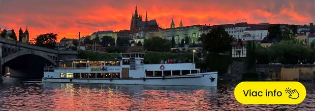Plavba loďou po Prahe na Vltave