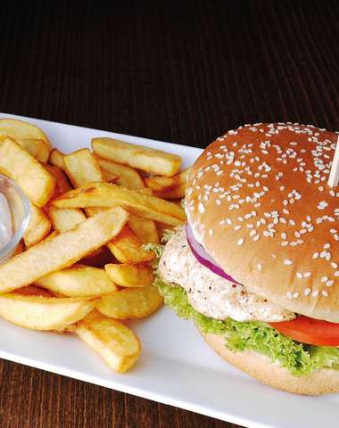 Kurací hamburger