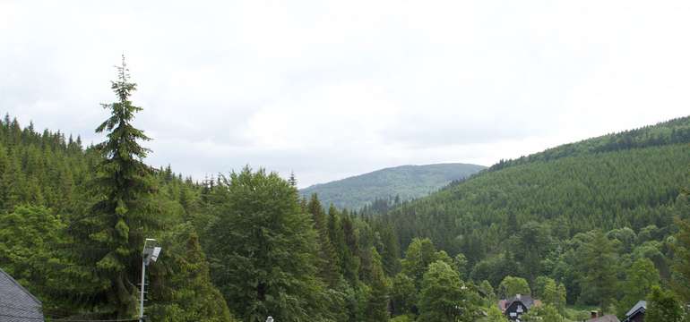 Blízko hotelu se nacházejí překrásné a známé klimatické lázně Karlova Studánka s léčebnými prameny.