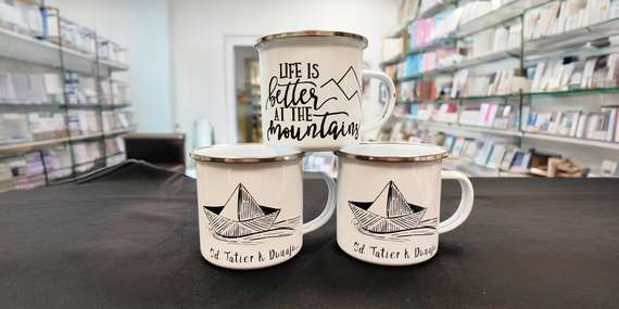 Slovenské turistické nerezové a smaltované termohrnčeky s krásnymi motívmi/Slovensko