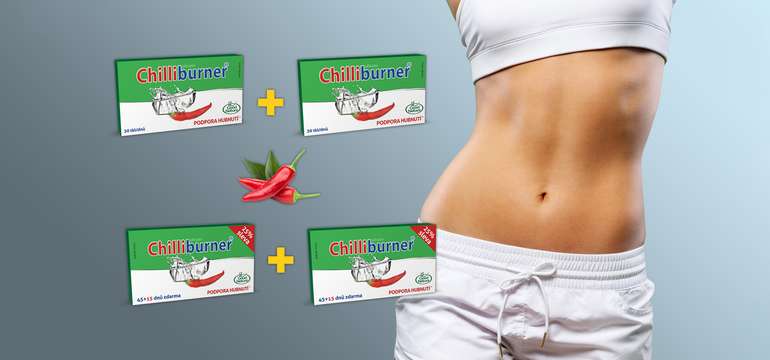 Chilliburner - prírodná podpora chudnutia (1 + 1 balenie ZDARMA)