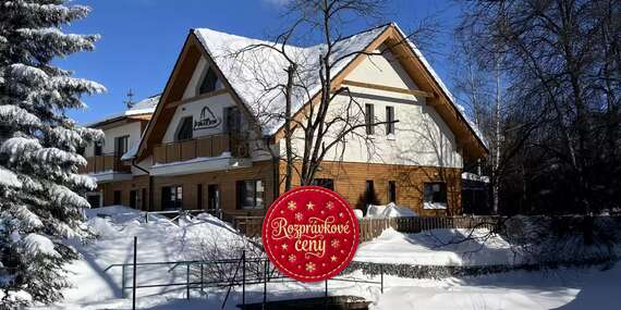 EXTRA CENY: Vila Dedo*** v centre Tatranskej Lomnice - nadštandardne vybavené izby a dieťa do 6 rokov zdarma/Vysoké Tatry - Tatranská Lomnica