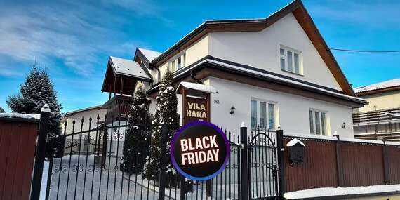 BLACK FRIDAY: Vila Hana s raňajkami a zľavami do AquaCity Poprad a termálneho kúpaliska Vrbov/Vysoké Tatry - Nová Lesná