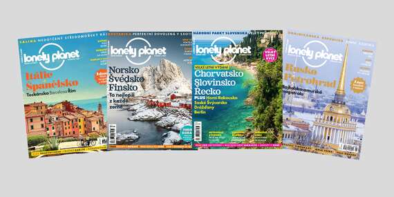 Magazín pre nadšencov cestovania - 6 vydaní časopisu Lonely Planet/Slovensko