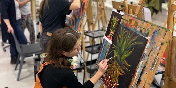 Zážitkové maľovanie v Art Ateliéri A/Bratislava - Nové Mesto