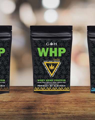 Whey Hemp proteín (srvátkovo-konopný proteín) 420 g