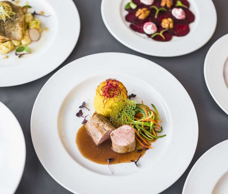 Hotel Glamour, gastronómia