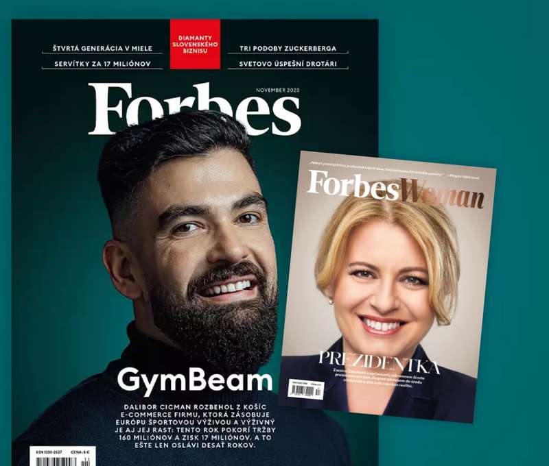 Ročné predplatné exkluzívneho mesačníka Forbes + Forbes for Women