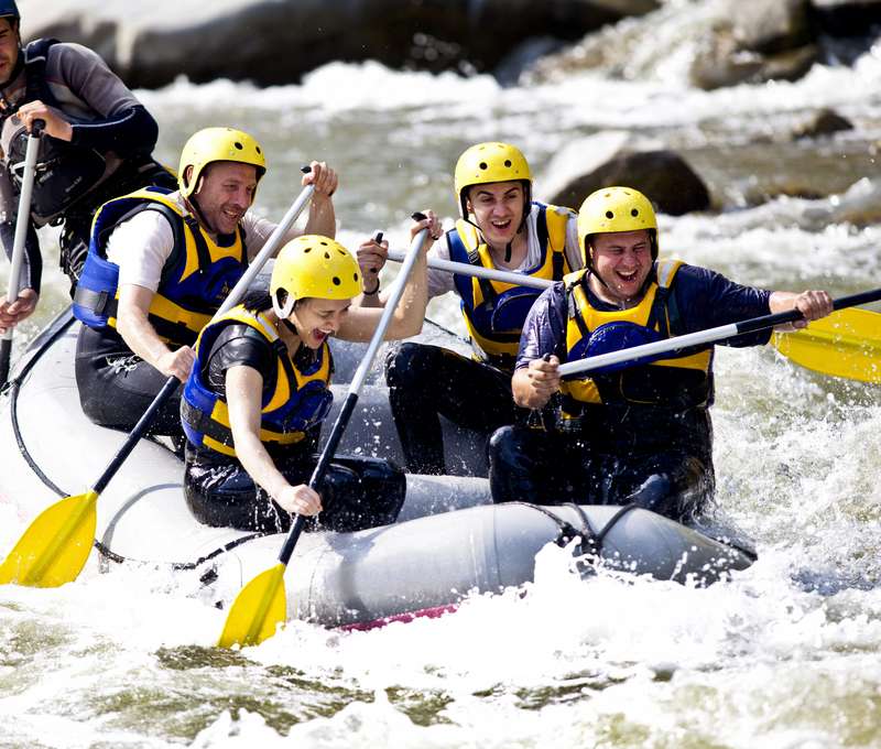 Rafting je spojeným adrenalínu a perfektnej zábavy (ilustračné foto)