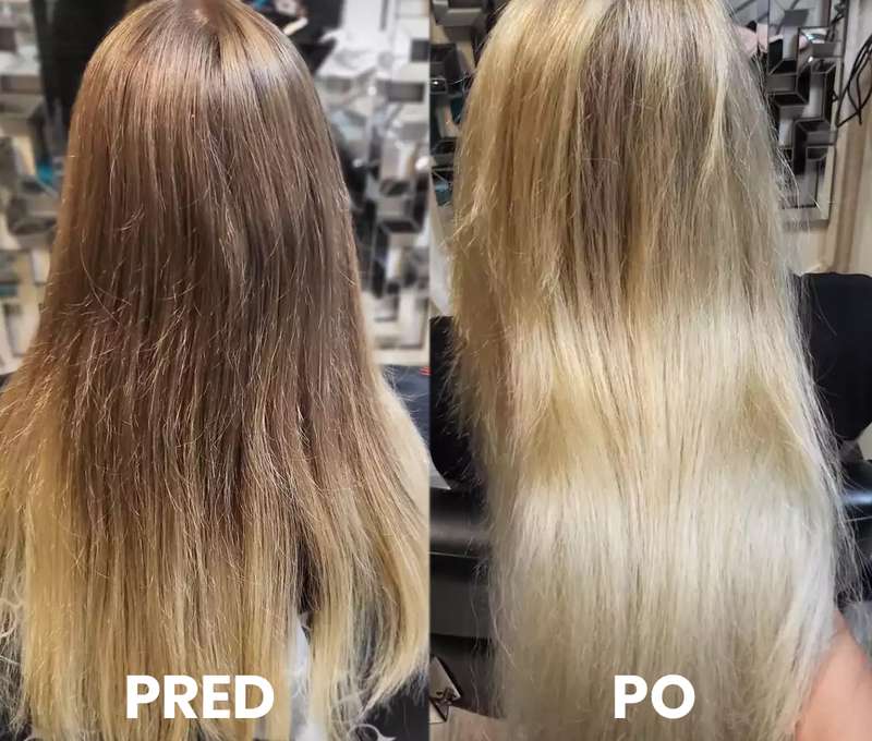 Strih alebo farbenie (reálna práca)