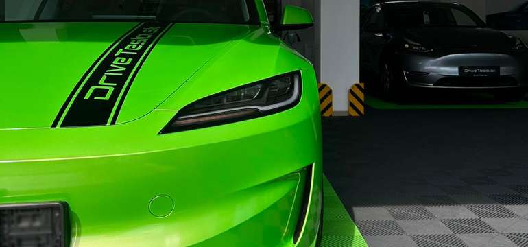 Jazda na Tesla Model 3 Performance
