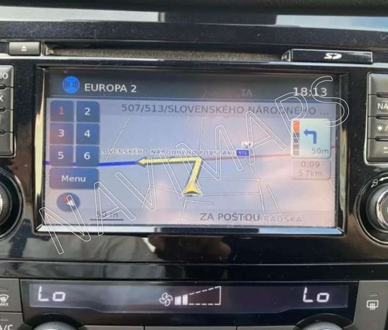 SD karty s mapami pre automobily rôznych značiek
