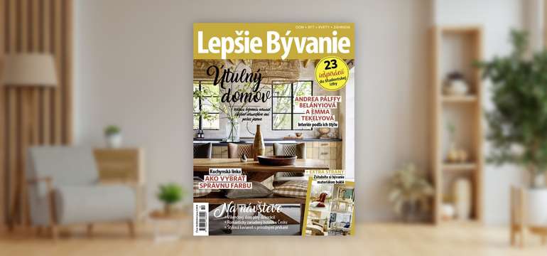 Ročné predplatné časopisu LEPŠIE BÝVANIE