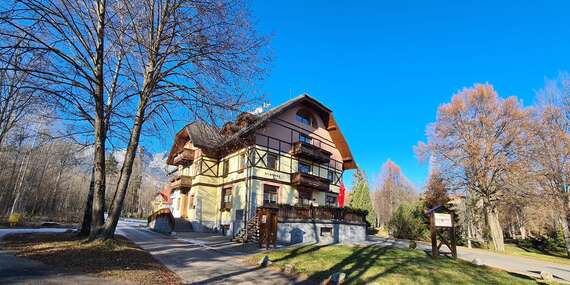 Vila Park*** s nádherným výhľadom na panorámu tatranských štítov/Vysoké Tatry - Tatranská Lomnica