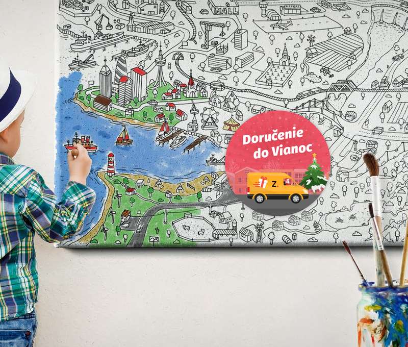 Omaľovánkové obrazy na plátne pre malých aj veľkých umelcov