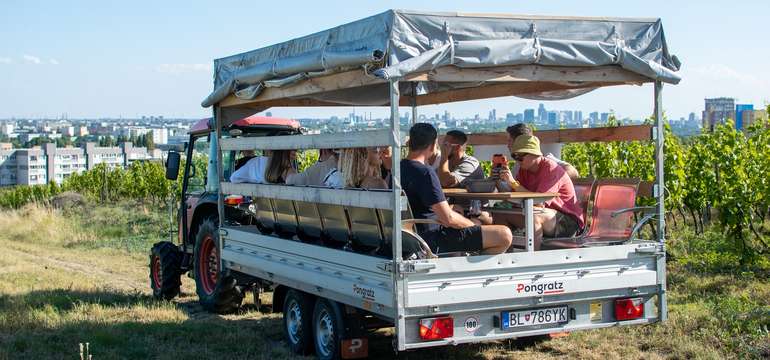 Vínovlečka - zážitková jazda vo vinohradoch s degustáciou vín