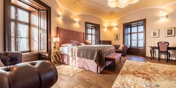 Apartmán alebo izba v jedinečnom Château Appony**** na šľachtický wellness pobyt s polpenziou/Topoľčany - Oponice