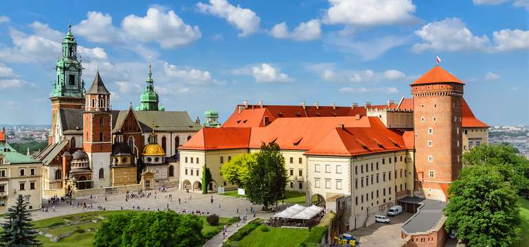 Hrad Wawel v Krakove