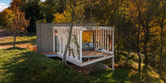 Ubytovanie, kde ticho znie najkrajšie - dizajné domčeky Kutica / Nová Baňa