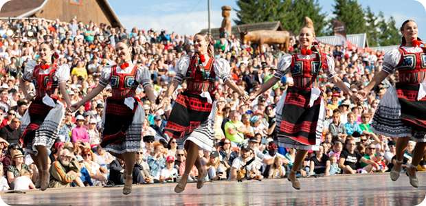 Folklórny festival Východná
