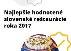 Pozrite si slovenské reštaurácie s najlepšími hodnoteniami na ZľavaDňa za rok 2017