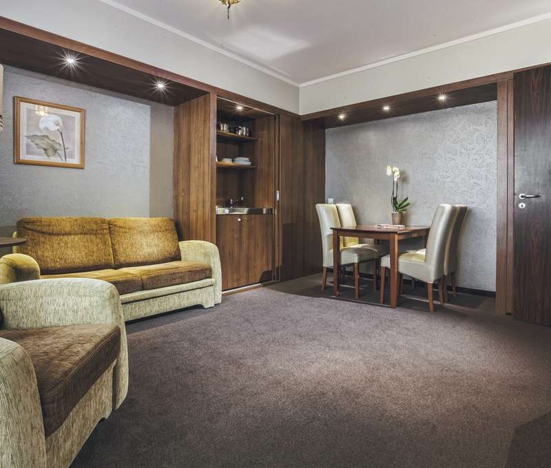 Apartmán Standard je ideálny pre rodiny s dvoma deťmi a má plne vybavenú kuchynku