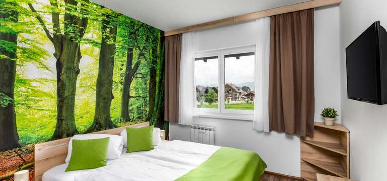 Dvojizbový apartmán M s kuchyňou a spálňou