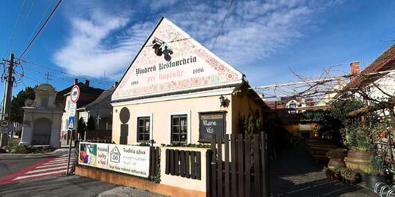 Otvorený poukaz do Vinárne a Reštaurácie pri Kaplnke vo Vajnoroch/Bratislava - Vajnory