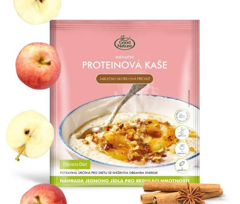 Jablkovo-škoricová kaša - Express Diet, 55 g