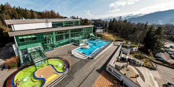 Vstupy do poľského aquaparku Termy Zakopiańskie s termálnymi bazénmi pre jednotlivcov aj rodiny/Poľsko - Zakopané