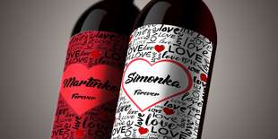 Darčekový set vín - párové etikety Láska