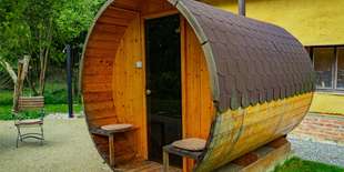 Fínska barelová sauna