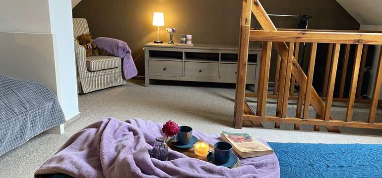 Apartmán č. 58 - spálňa na poschodí (2+2)