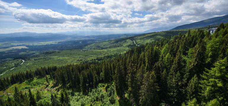 Úchvatné panoramatické výhledy z hotelu Panorama**** ve Vysokých Tatrách