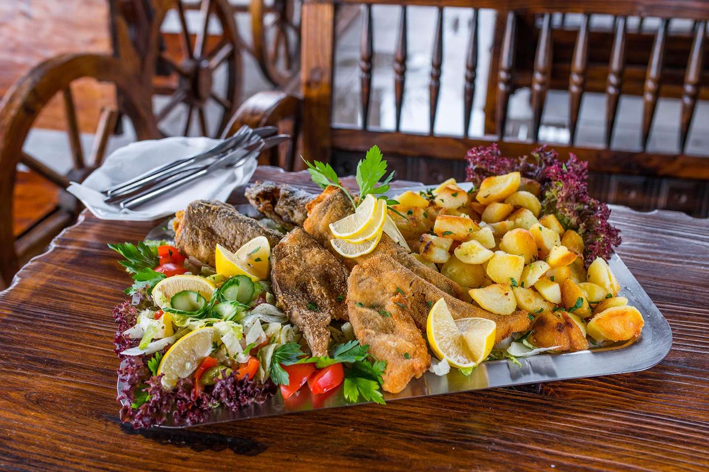 Misa plná rýb v Oáze pri Draždiaku pre 2 až 3 osoby