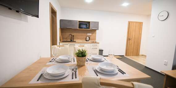 Nové rodinné apartmány a moderné štúdiá vo Ville Michaela v srdci Bešeňovej/Bešeňová