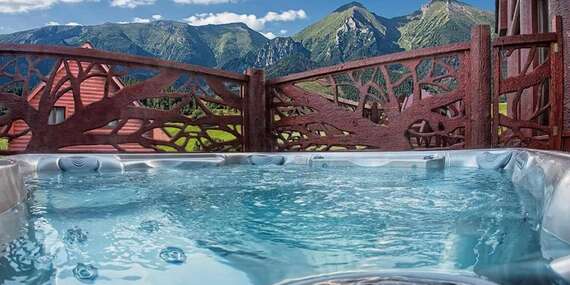 Mountain Resort Chalets pre 4 dospelé osoby a 4 deti uprostred Belianskych Tatier so saunou a jacuzzi na terase/Belianske Tatry - Ždiar