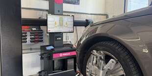 Presná 3D geometria všetkých kolies v Platforma Autoservice