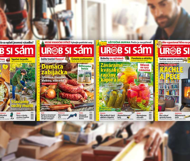 Ročné predplatné časopisu Urob si sám - nový impulz pre každé tvorivé „ja"