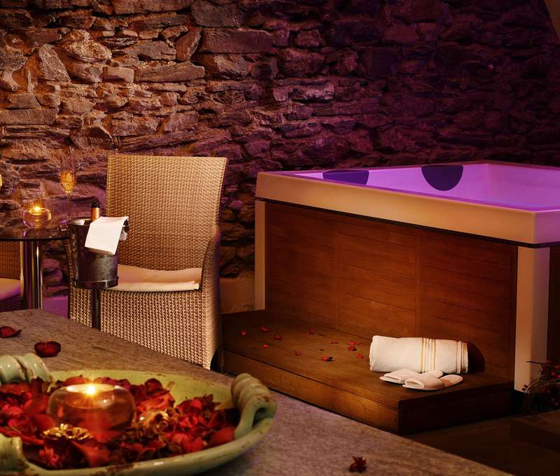 Jacuzzi, tapidárium, suchá fínska sauna a veľký oddychový priestor