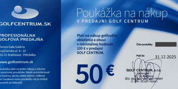Golfový kurz na získanie „Zelenej karty“ pod vedením
certifikovaného trénera SKGA/Báč