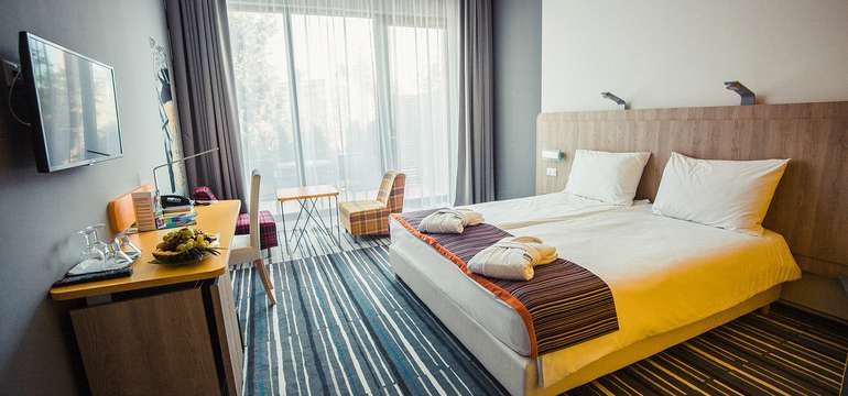 Ubytovanie máte zabezpečené v hoteli Park Inn Zalakaros***