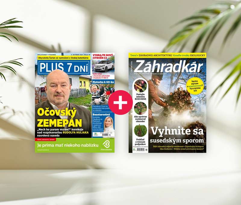 Ročné predplatné balík Plus 7 dní + Záhradkár