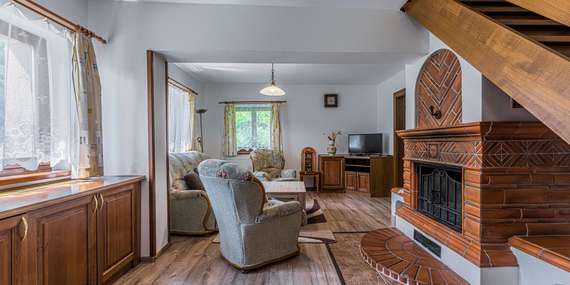 Chata Lesana vo Vysokých Tatrách s kapacitou pre až 7 osôb - s krbom, ohniskom a vlastným altánkom/Stará Lesná