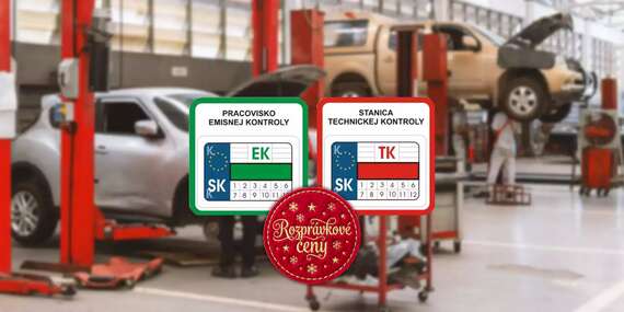 EXTRA CENY: Technická a emisná kontrola osobného auta, nákladného vozidla či motocykla / Bratislava – Rača, Ružinov