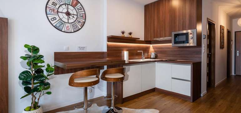 Štúdio 6.2  s rozlohou 41 m² ubytuje až 4 osoby